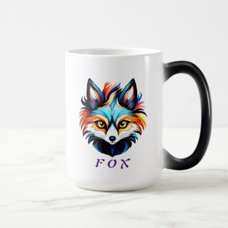 Taza Mágica Der Bunte Fuchs - Kopf Portrait
