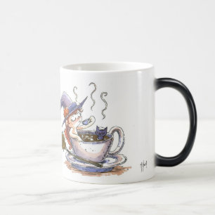 Taza Mágica Descanso para tomar café de la bruja