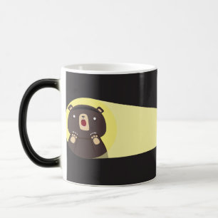 Taza Mágica Descubrimiento sorprendido de la noche del oso