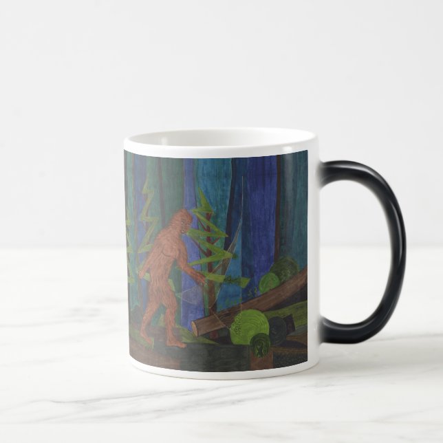 Taza Mágica Descubrir Sasquatch (Derecha)