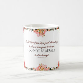 Taza Mágica Deuteronomio 31:8, Mug de 'No tengas miedo'
