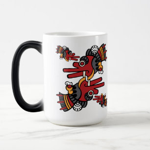 Taza Mágica Día 02 del Calendario Azteca - Ehecatl