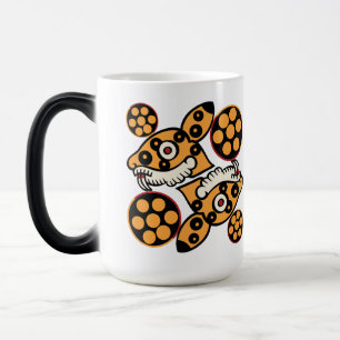 Taza Mágica Día 14 del Calendario Azteca - Ocelotl