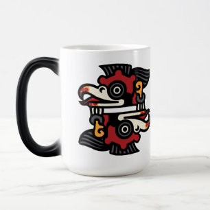 Taza Mágica Día 16 del Calendario Azteca - Cozcacuauhtli