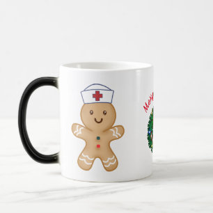 Taza Mágica Día de la Enfermera Mujer Mamá Agradecimiento Cruz
