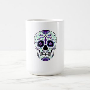 Taza Mágica Día de Muertos Día de la Calavera del Azúcar