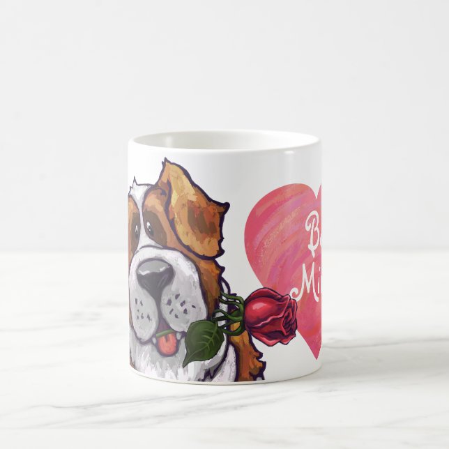 Taza Mágica Día de San Valentín de St. Bernard (Centro)
