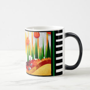 Taza Mágica Día festivo dentro de los pinos!