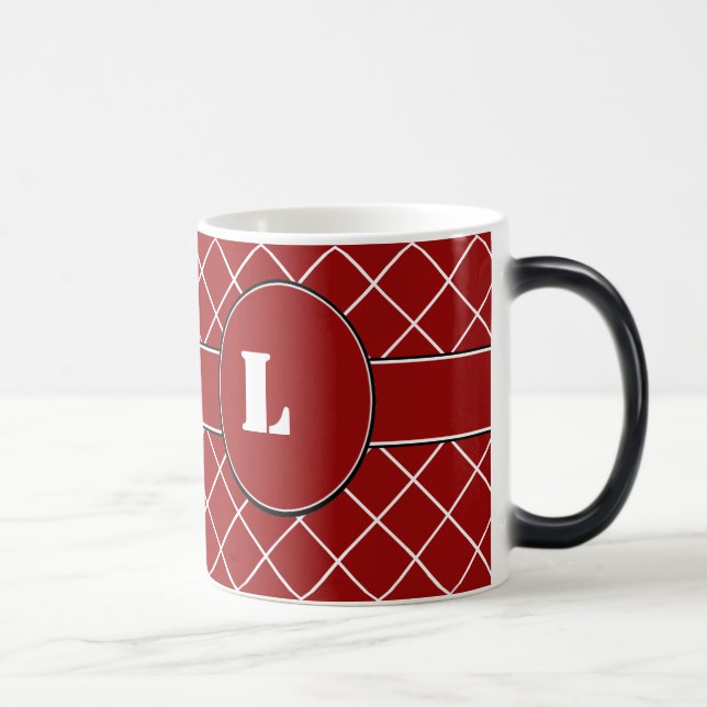 Taza Mágica Diamante rojo monogramado (Derecha)