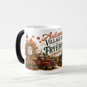 Taza Mágica Días de otoño en Fryeburg en color