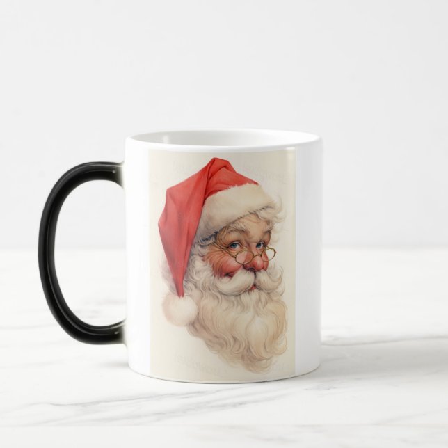 Taza Mágica Dibujo de Santa Claus (Izquierda)