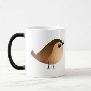 Taza Mágica Dibujos Animados del Pájaro Gorrión