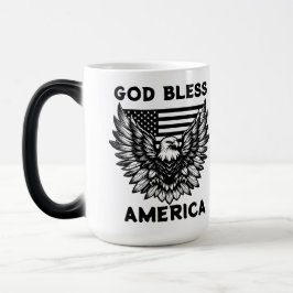 TAZA MÁGICA DIOS BENDIGA A ESTADOS UNIDOS