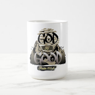 Taza Mágica Dios es bueno - Diseño cristiano Inspirador