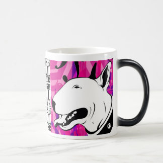 Taza Mágica Diseño artístico de la raza del perro de bull