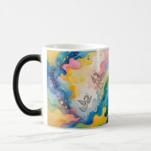 Taza Mágica Diseño de ángeles