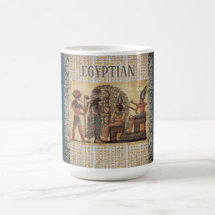 Taza Mágica Diseño de arte de cultura vintage del antiguo Egip