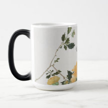 Diseño de arte de naturaleza de flor y abeja