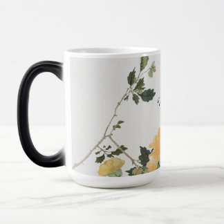 Taza Mágica Diseño de arte de naturaleza de flor y abeja