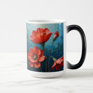 Taza Mágica Diseño de arte floral decorativo - Mugs #1