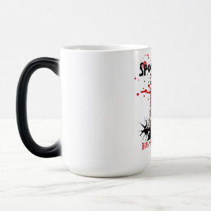 Taza Mágica diseño de camiseta de Halloween
