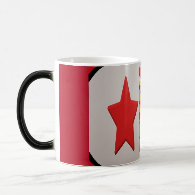 Taza Mágica Diseño de cintas de arcos (Izquierda)