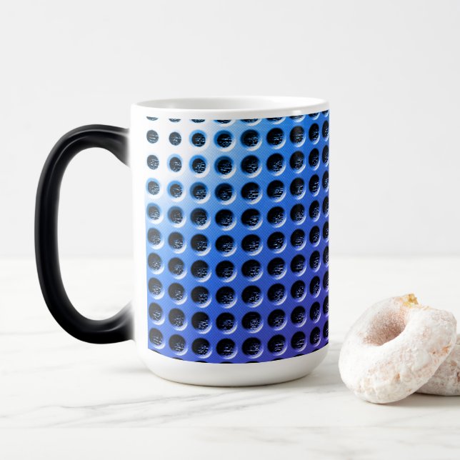 Taza Mágica Diseño de Círculo artístico (Con donut)