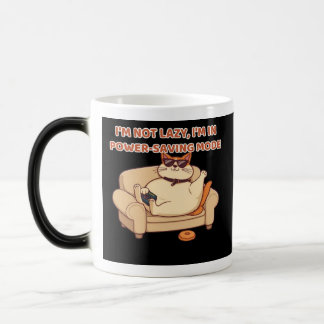 Taza Mágica Diseño de cita de gato divertido | Imprimible para