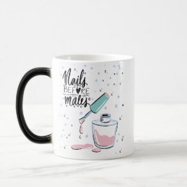 TAZA MÁGICA DISEÑO DE CITA DE NAILS