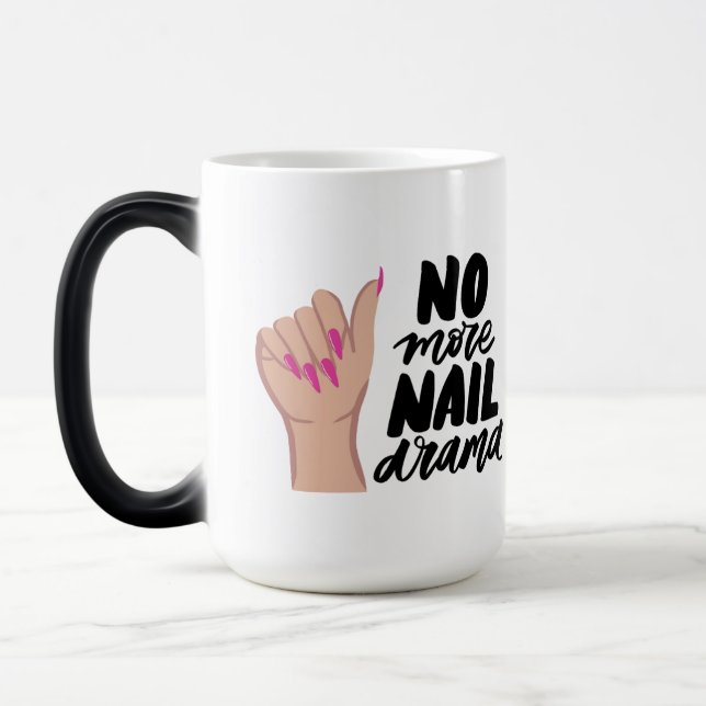TAZA MÁGICA DISEÑO DE CITA DE NAILS (Izquierda)