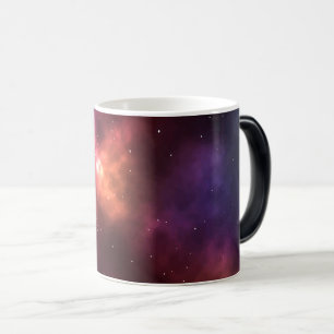 Taza Mágica Diseño de constelaciones del espacio cósmico abstr