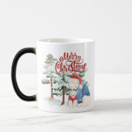 Taza Mágica Diseño de ferias navideñas adorables