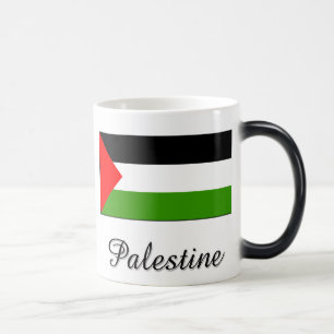 Taza Mágica Diseño de la bandera de Palestina