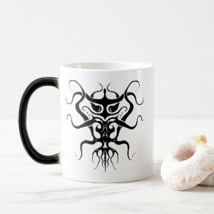 Taza Mágica Diseño de tatuajes tribales de especies exóticas -