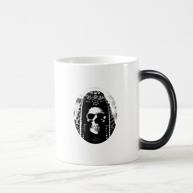 Taza Mágica Diseño del cráneo del parca (Derecha)