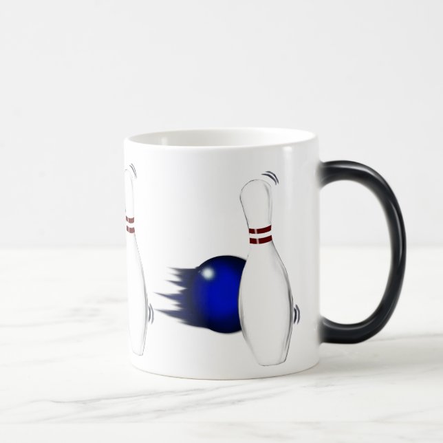 Taza Mágica Diseño deportivo de bolas de 10 o 5 pines y bolas (Derecha)
