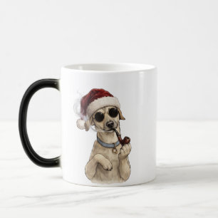 Taza Mágica Diseño divertido y genial de perro para Feliz Año 
