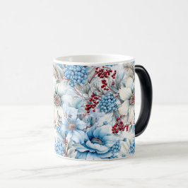 Taza Mágica Diseño intemporal de la floral vintage sin problem