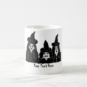 Taza Mágica diversión asustadiza de Halloween de las brujas