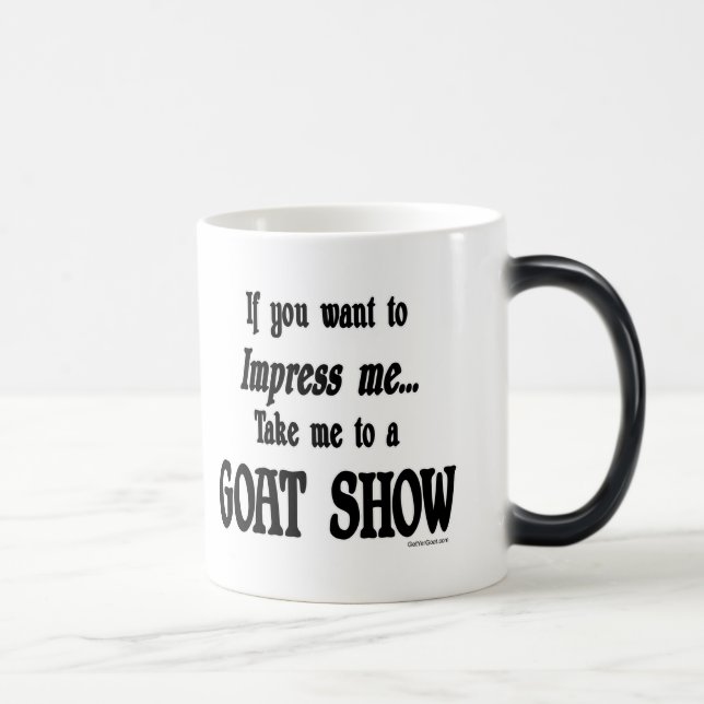 Taza Mágica Divertidas Goat Sayings (Derecha)