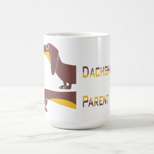 Taza Mágica Divertido dachshund lindo para padres de perros la