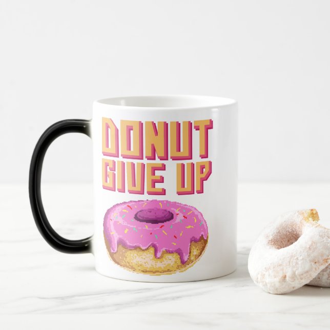 Taza Mágica Divertido donut se rinde (Con donut)