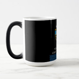 Taza Mágica Divertido Feliz Hanukkah Lindo Azul Chanukah Único