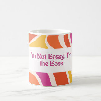 Taza Mágica Divertido y relacionable "No soy Bossy, soy el jef