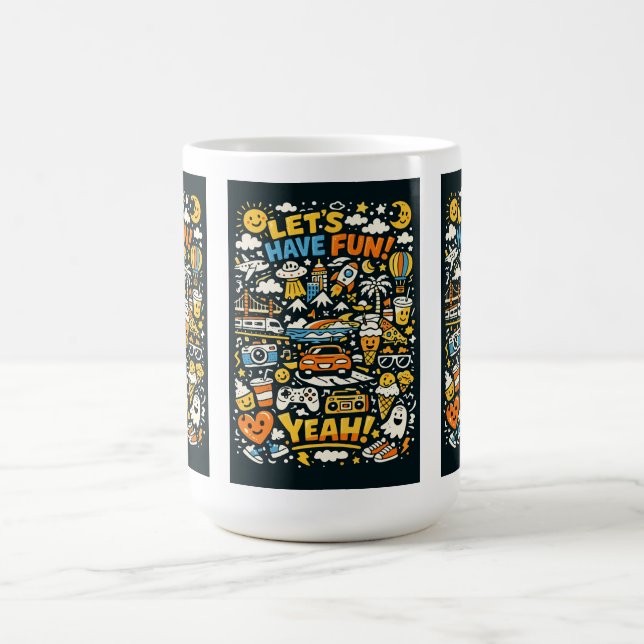 TAZA MÁGICA “DIVIRTÁMONOS!” (Centro)