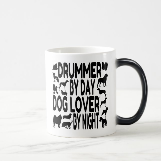 Taza Mágica Dog Lover Drummer (Derecha)