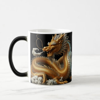 Taza Mágica dragón dorado