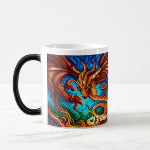 Taza Mágica Dragones dobles