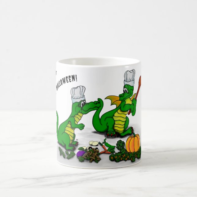 Taza Mágica Dragones - ¡Feliz Halloween! Hoy cocinaré (Centro)