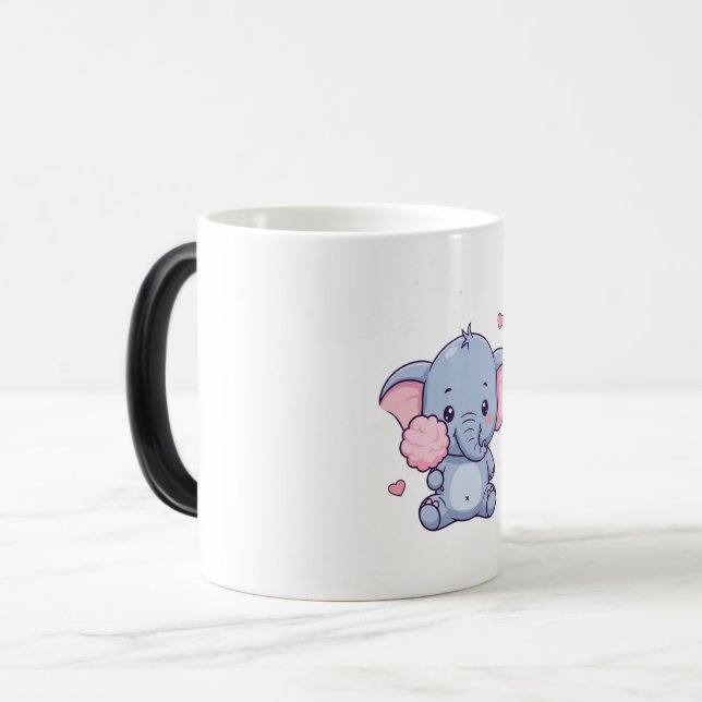 Taza Mágica Dulce Pequeño Elefante (Anverso izquierdo)